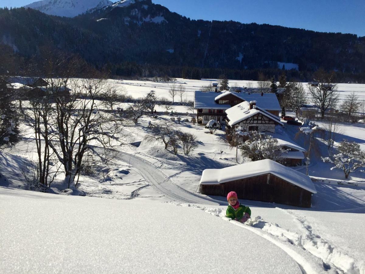 Ferienwohnungen Scheibenhaus Oberstdorf Exterior foto